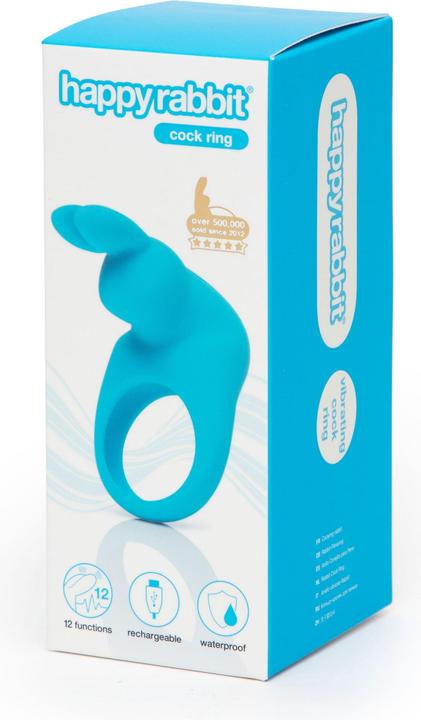 Produktbild Happy Rabbit Rechargeable Vibrating Rabbit Cock Ring Blue (3 cm)