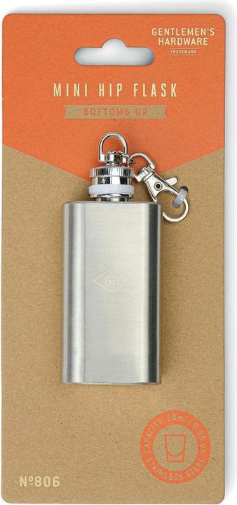 Produktbild Gentlemen's Hardware Schlüsselanhänger Mini Flachmann (28 ml)