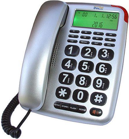 Actual product image Datel LJ-290 Silver desk phone
