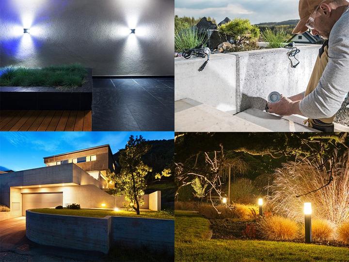 Produktbild LED Outdoor Consumer AUssENLEUCHTE - WÜRFEL - 38 cm (E27)