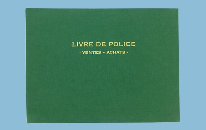 Image du produit ELVE Registre "Livre de police m'taux pr'cieux", 200 pages