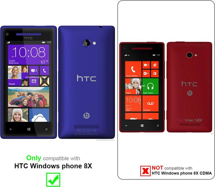 Produktbild Cadorabo TPU X-Line Cover (Microsoft Windows Phone 8X)