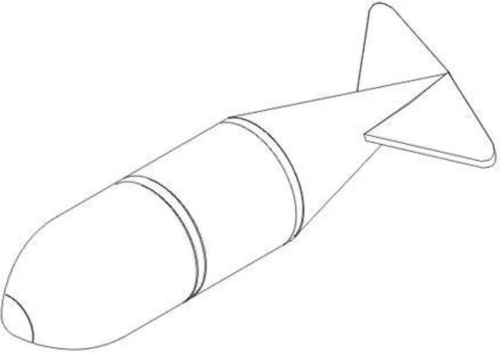 Actual product image CMK WWII Luftwaffe 600L Drop Tank
