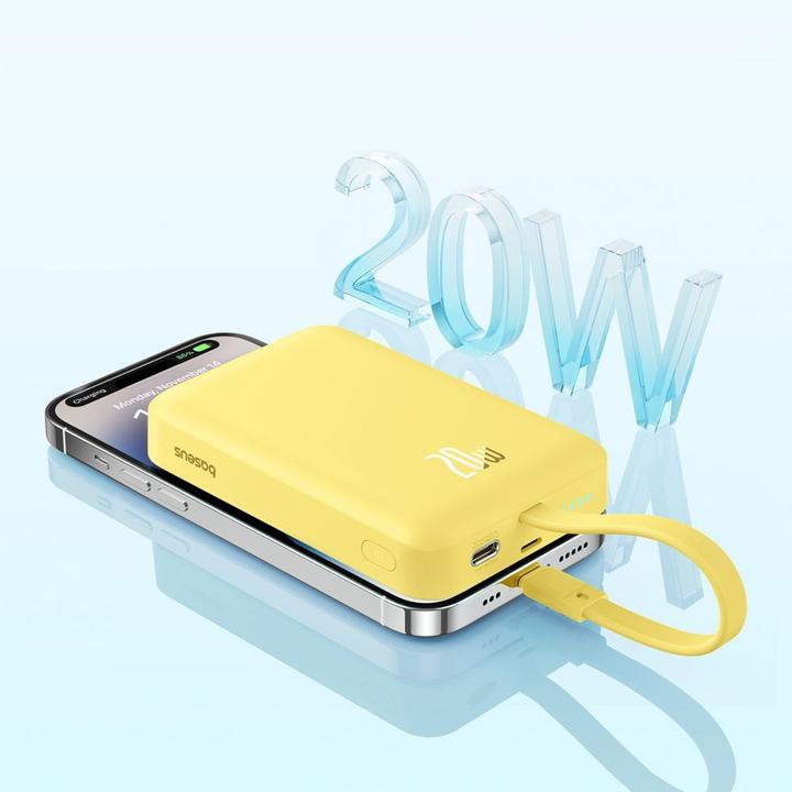 Actual product image Baseus Magnetic Mini Charger (10000 mAh, 20 W, 38.50 Wh)