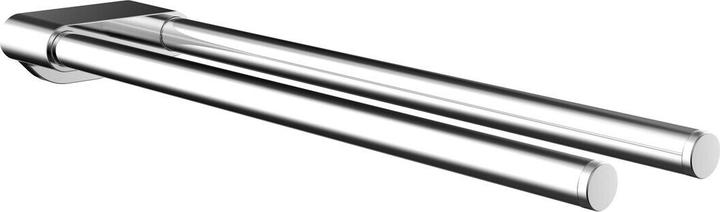 Actual product image Emco flow towel rail, two-arm, rigid, 320 mm, chrome, 275000133