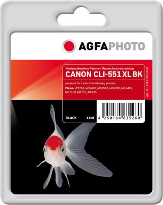 Produktbild AGFAPHOTO Apccli551xlb (BK)
