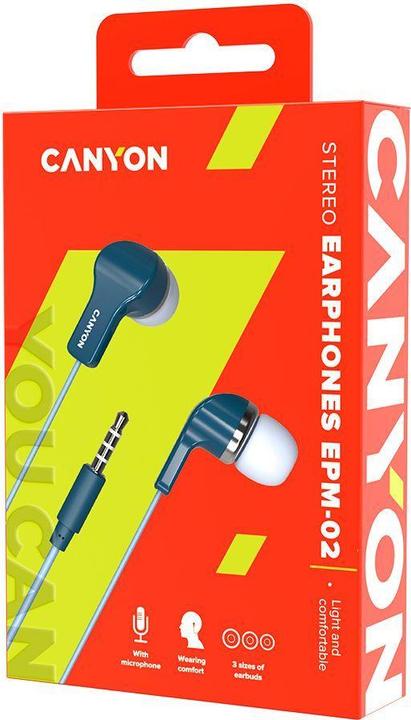 Actual product image Canyon Headphones EPM-02 (17520 h, Cable)