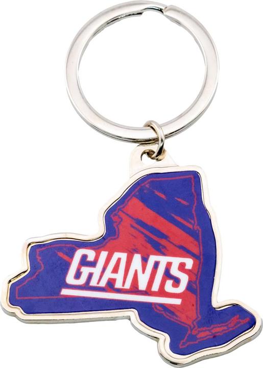 New York Giants State Schlüsselanhänger Geformt