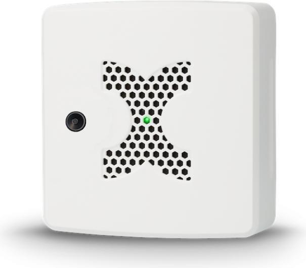 Kentix MultiSensor KMS-TI-90-W-BLE mit Ethernet (PoE) und Thermal Image (90° Optik), weiss