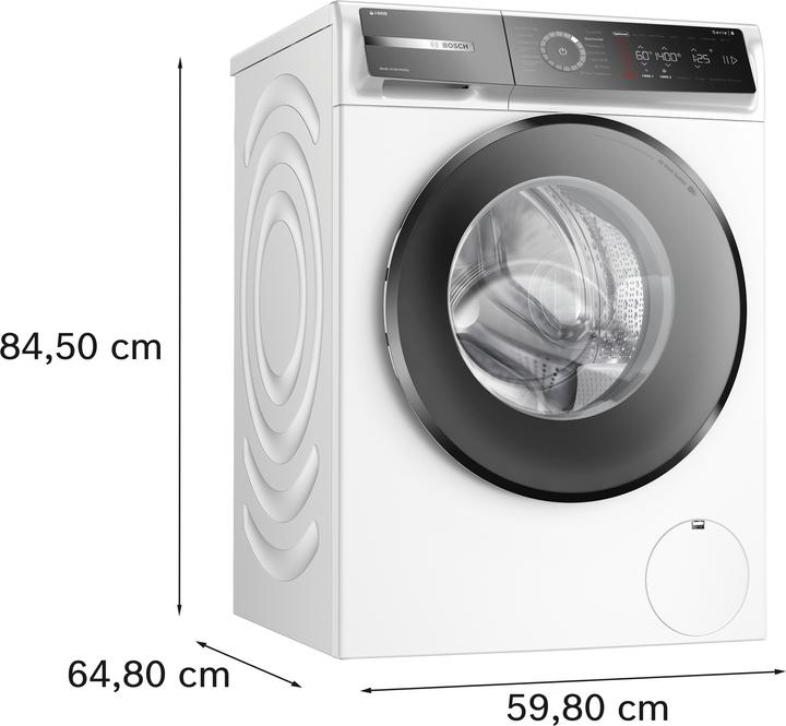 Actual product image Bosch Hausgeräte Series 8 WGB244AW0 (9 kg, Left)