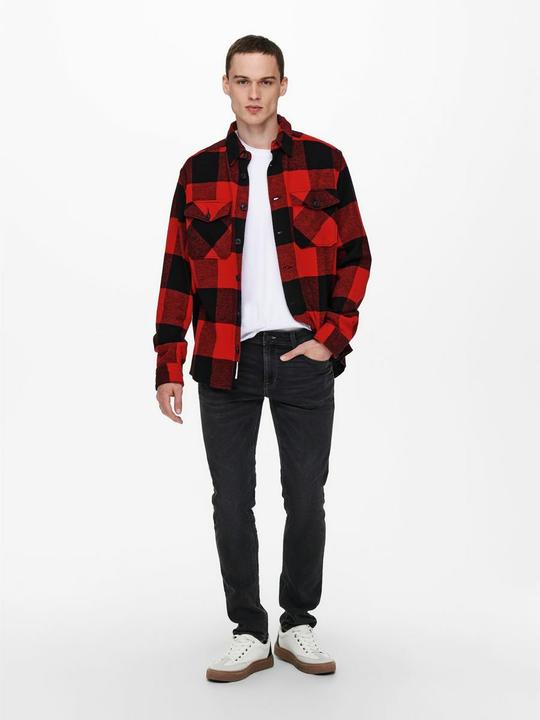 Actual product image Only & Sons ONSLoom Jog Black Slim Fit Jeans (32)
