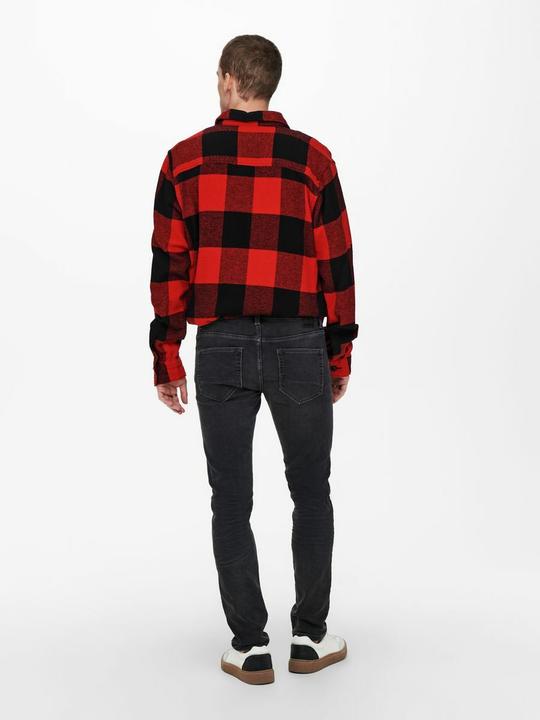 Actual product image Only & Sons ONSLoom Jog Black Slim Fit Jeans (32)