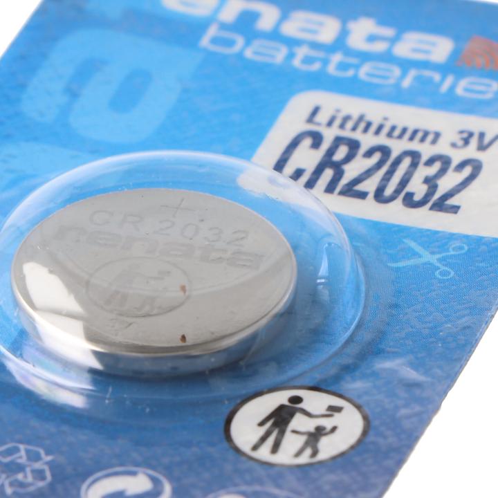 Actual product image Renata CR2032 Lithium Batterie, Lithiumzelle CR2032, 3V (1 pcs., 225 mAh)