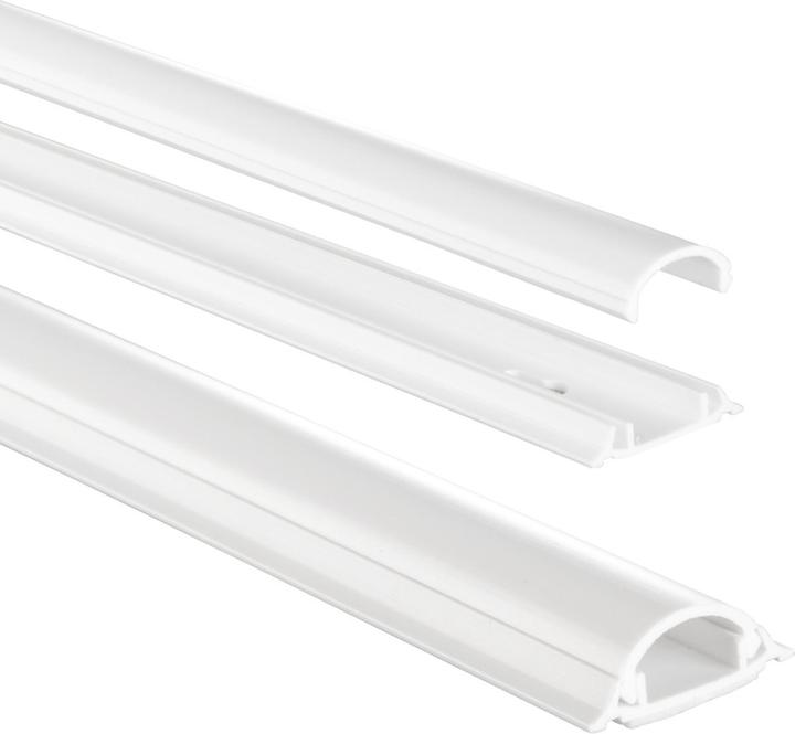 Hama PVC-Kabelkanal, halbrund (Kabelkanal, 100 cm)