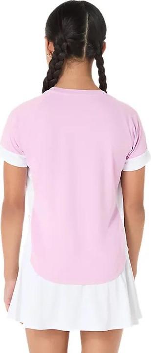 Actual product image ASICS Performance Asics Tennis Ss Top Light Ube/White Girl (S)