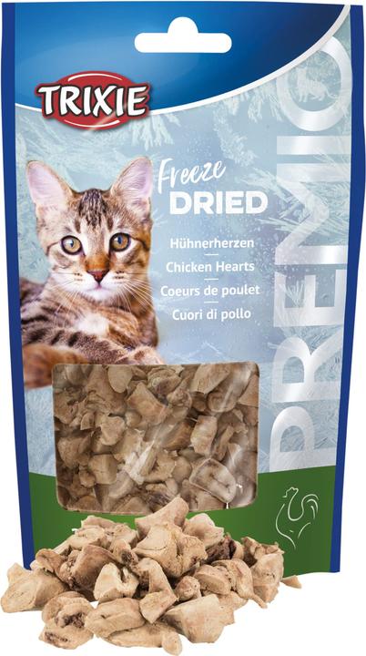 Actual product image Trixie PREMIO Freeze Dried Chicken Hearts (1 pcs., 25 g)