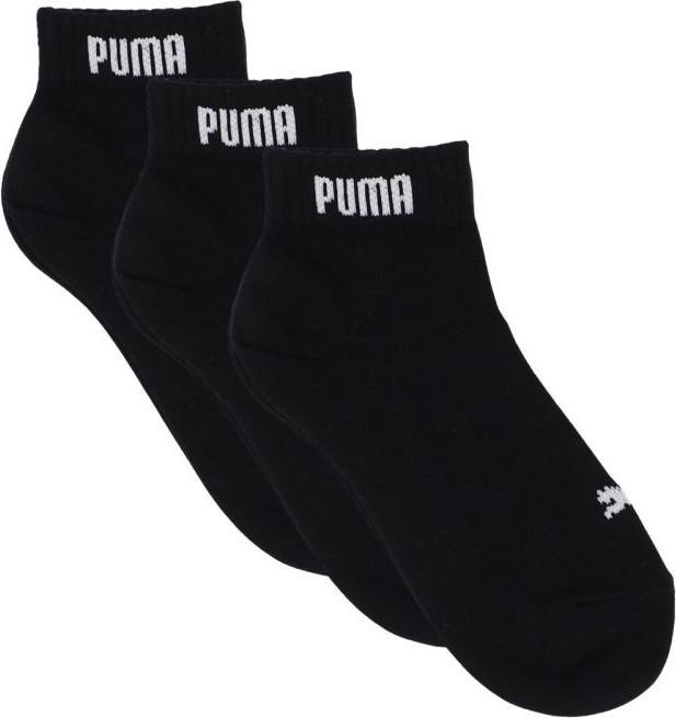Immagine prodotto Puma Calzini a quarti 3 Pack Quarter, Unisex, Nero, UK 2.5-5 (35 - 38)