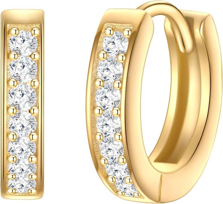 Rafaela Donata Damen Sterling Silber Zirkonia Gelbgold - 33734 (Sterling Silber)