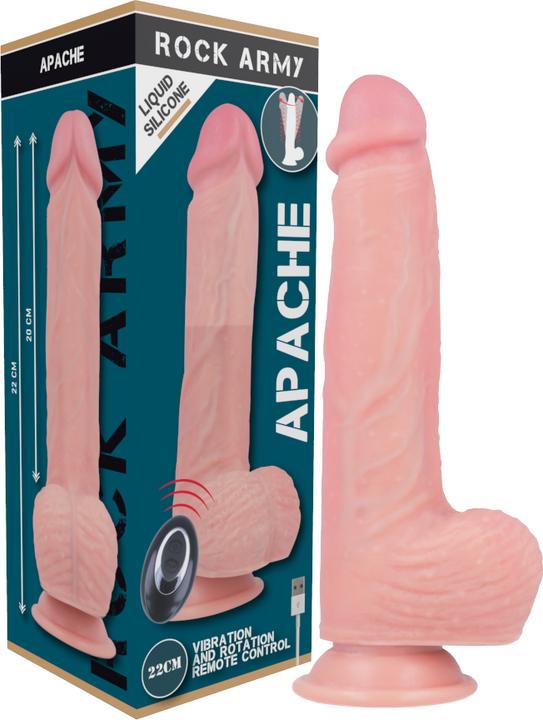 Image du produit Rock Army Rockarmy Liquid Silicone Vibrador Control Remoto Premium Apache 20.5 cm