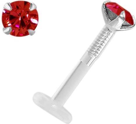 Immagine prodotto Bijouteria Piercing (Bioplastica, Argento 925, Cristallo premium)