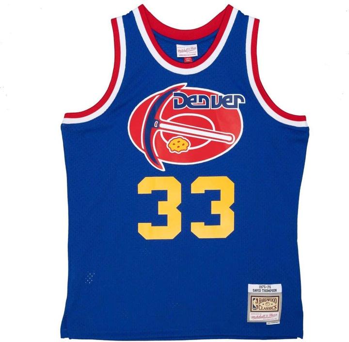 Mitchell & Ness David Thompson Denver Nuggets 1975-76 Swingman Jersey - M (M)