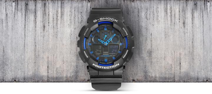Actual product image G-Shock Ga-100-1a2er (Digital watch, 55 mm)
