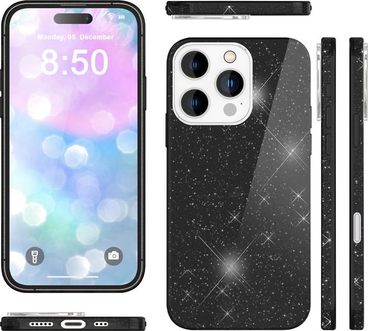 Immagine prodotto Nalia Copertina ibrida glitterata (Apple iPhone 16 Pro Max)