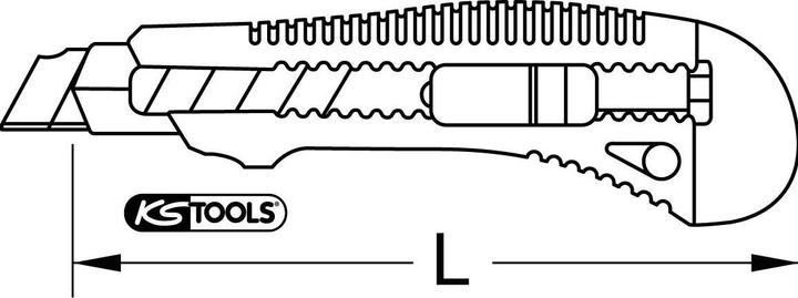 Produktbild KS Tools Standard-Universal-Abbrechklingen-Messer. 150mm (Cutter)