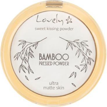 Lovely Bamboo Pressed Powder Transparents. Mattifying Pressed Face Powder 10G
