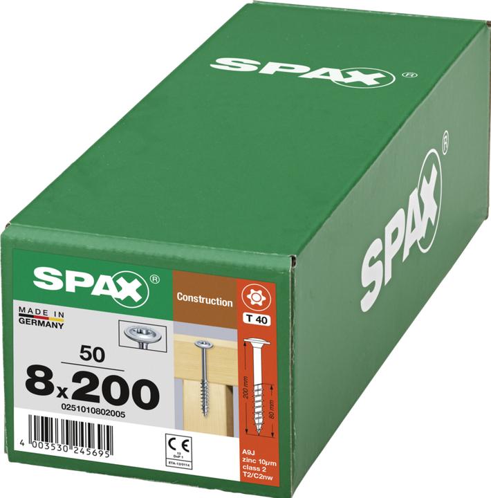 Produktbild Spax Holzbauschrauben (50 Schrauben pro Stück)