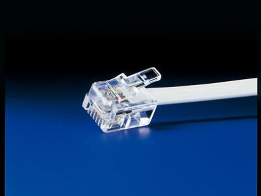 Actual product image Secomp Value RJ12 Cable 6P4C, Gray