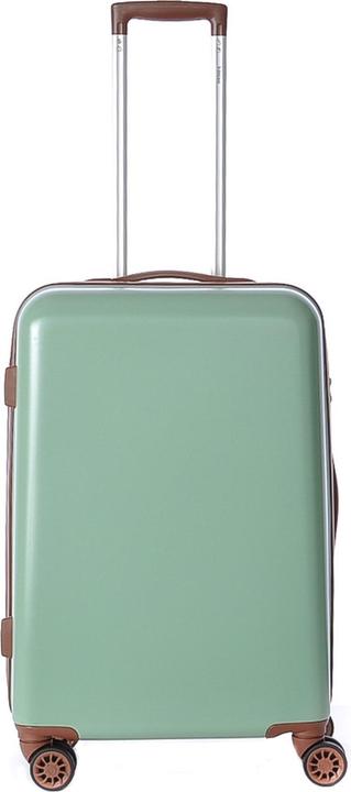 Actual product image Decent Retro Koffer Medium 67 cm Olive Light Green (65 l)