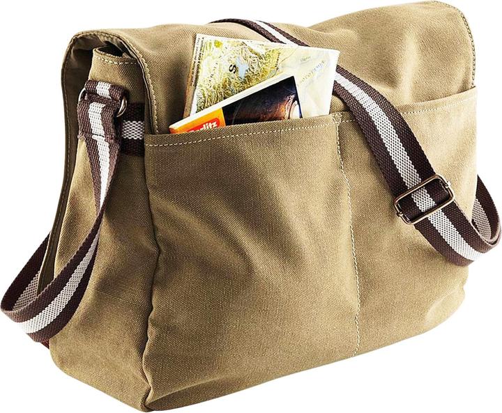 Immagine prodotto Quadral Borsa di tela vintage a tracolla 14 l (confezione da 2)