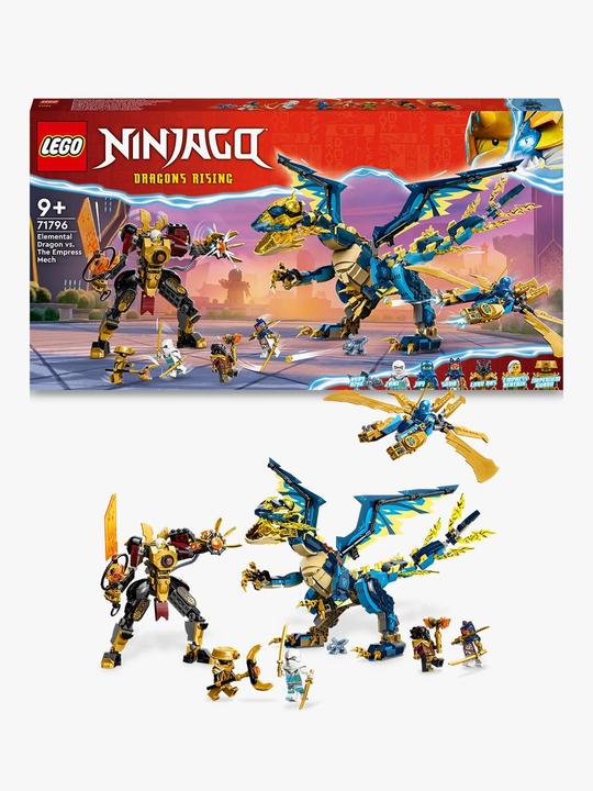Actual product image LEGO Imperial Mech Duel against the Elemental Dragon (71796, LEGO Ninjago)
