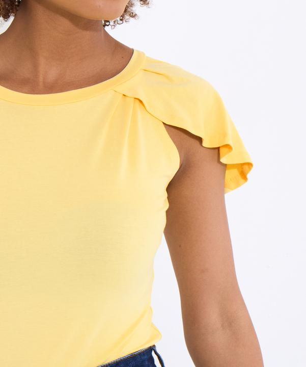 Actual product image Joe Browns Flutter Sleeve Jersey Top (46)