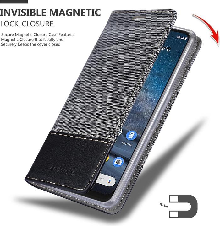 Immagine prodotto Cadorabo Copertina del libro Jeans Optics (Nokia 8.3)