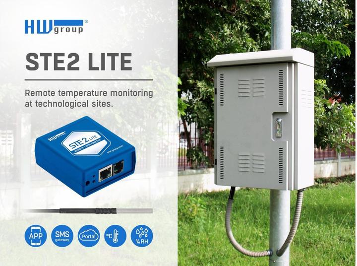 Actual product image HW Group Network thermometer STE2 Lite Wlan / Lan