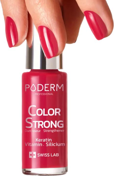 Immagine prodotto Poderm Vernis Color Strong Rouge rose 797 (8ml) (Rouge rose 797, Base Coat)