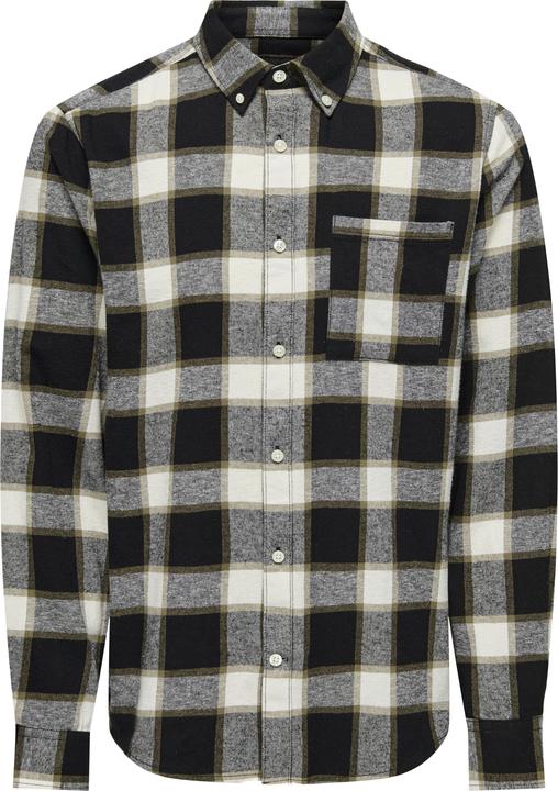 Only & Sons Onsral Ls Slim Check Shirt (XS)