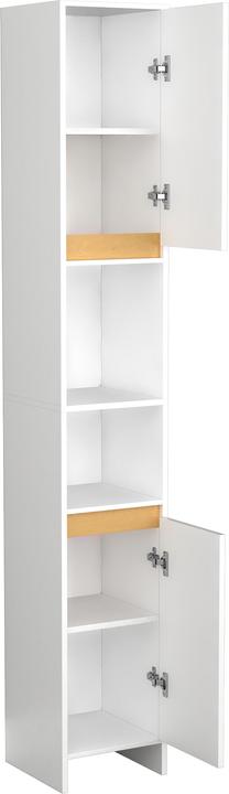 Produktbild VCM Badmöbel Badschrank Hochschrank Malira (30 x 30 x 189 cm)