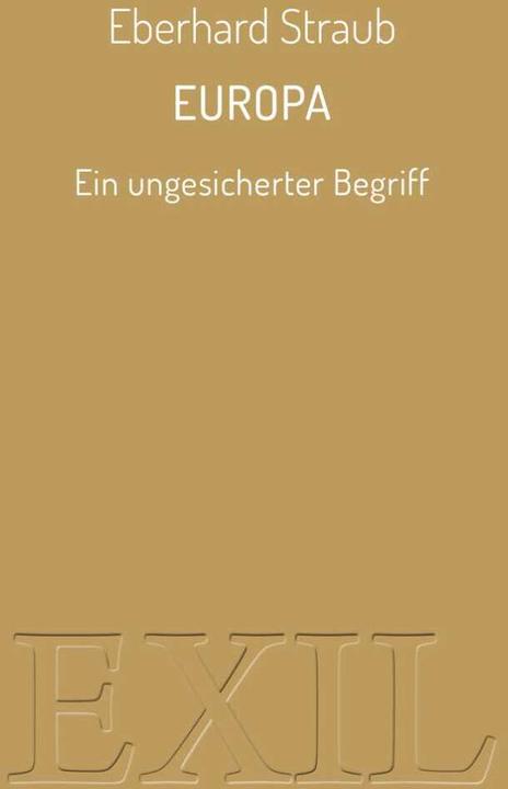 Produktbild Europa (Deutsch, Eberhard Straub, 2021)