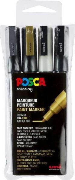 Produktbild Posca Marker PC-3M Rundspitze (Mehrfarbig, 1.30 mm, 8 x)