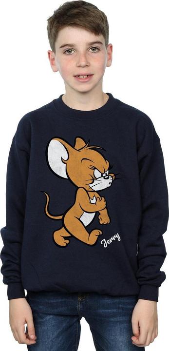Actual product image Tom & Jerry Boys Angry Mouse Cotton Sweatshirt (128)