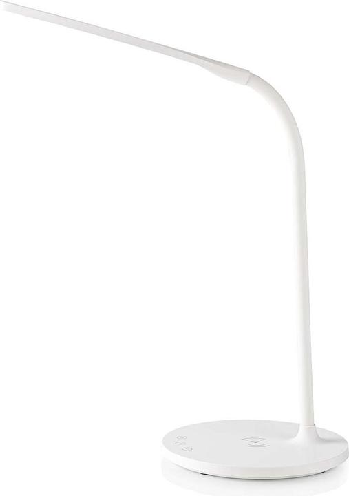 Immagine prodotto Nedis Lampada LED con caricatore wireless - interruttore dimmer - LED - 15 W - con dimmer - bianco (350 lm)