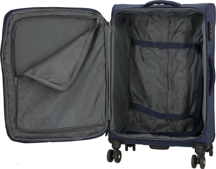Actual product image D&N Travel Line 9704 4-wheel suitcase set, 3-piece with stretch fold (220 l, XL (from 140l))