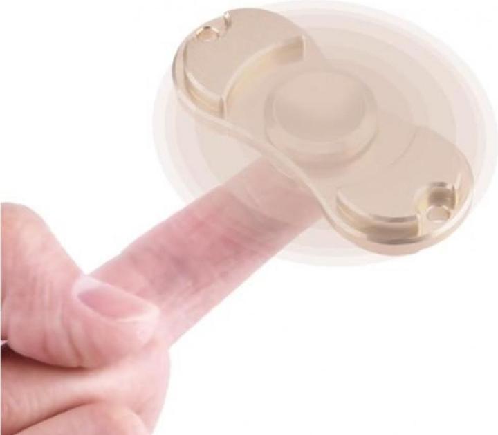 Actual product image FidgetSpinner Duo Spinner 2-Wing Aluminium