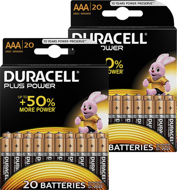 Actual product image Duracell Plus (40 pcs., AAA)