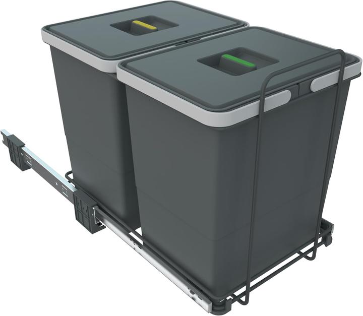Immagine prodotto Elletipi Ausziehbarer Mülleimer zur Mülltrennung (36 l)