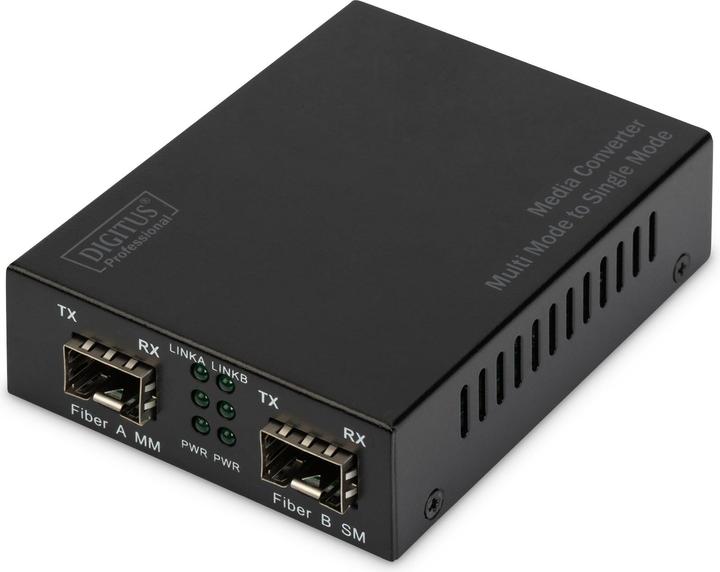 Image du produit Digitus Convertisseur de média Gigabit Multimode vers Singlemode SFP vers SFP 155Mbps 1.25Gbps 850nm 1310nm