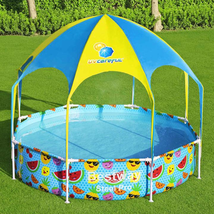 Produktbild Bestway Steel Pro Pool mit UV-Sonnenschutz
